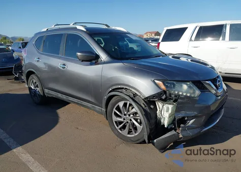 2016 Nissan Rogue Sl from USA, damaged, VIN 5N1AT2MT0GC867351